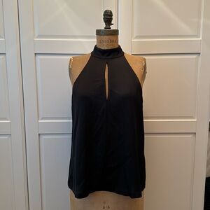 Banana Republic Black Satin Top
